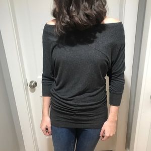 Anthropologie Bordeaux Sweater